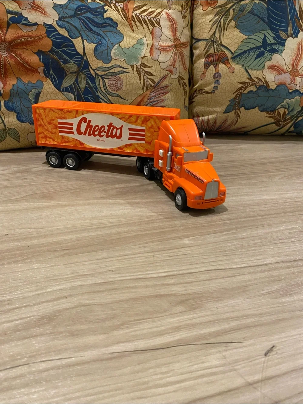 Orange Toy Semi Truck for Kids - Branded Play Vehicle